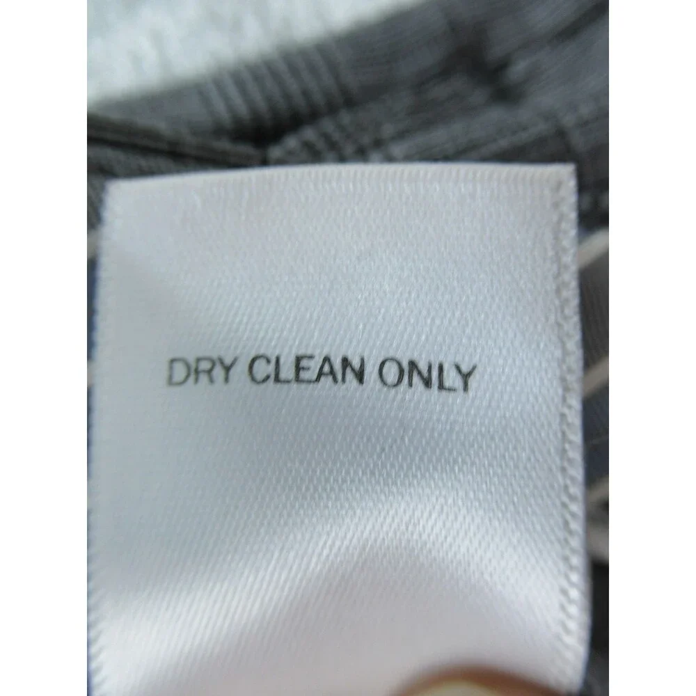 Banana Republic Dress Pants Men's 36x32 (Actual 34 x 31) Tailored Fit Plaid Gray